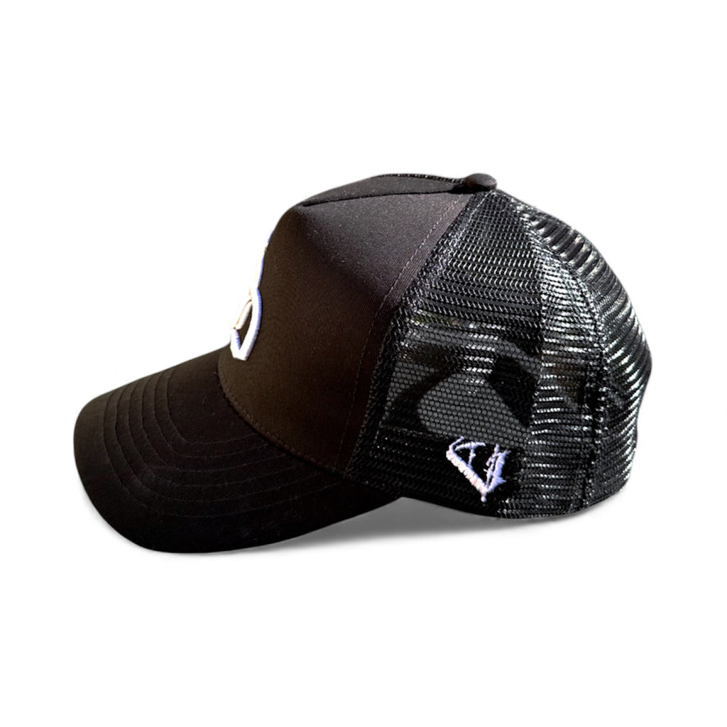 OE' SD Black Trucker Hat
