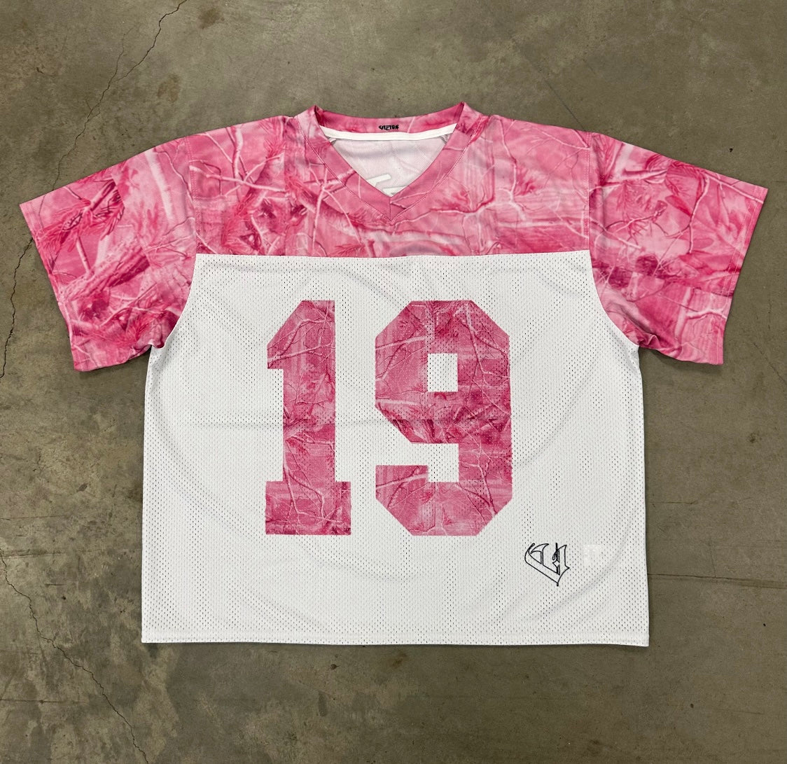 V$D Mesh Boxy 1904 Pink Camo Jersey